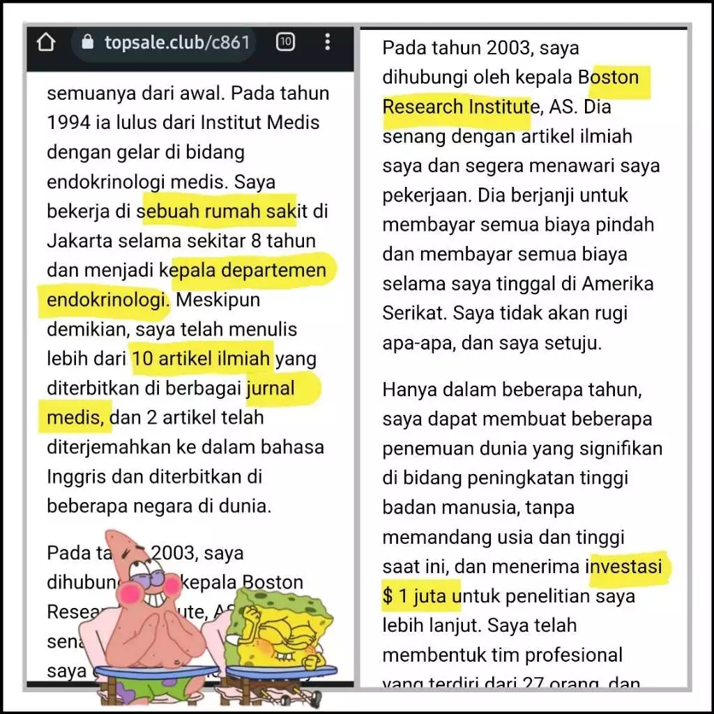 Dr. Nurhayati adalah ilmuwan Indonesia yang hebat, dukunglah beliau 