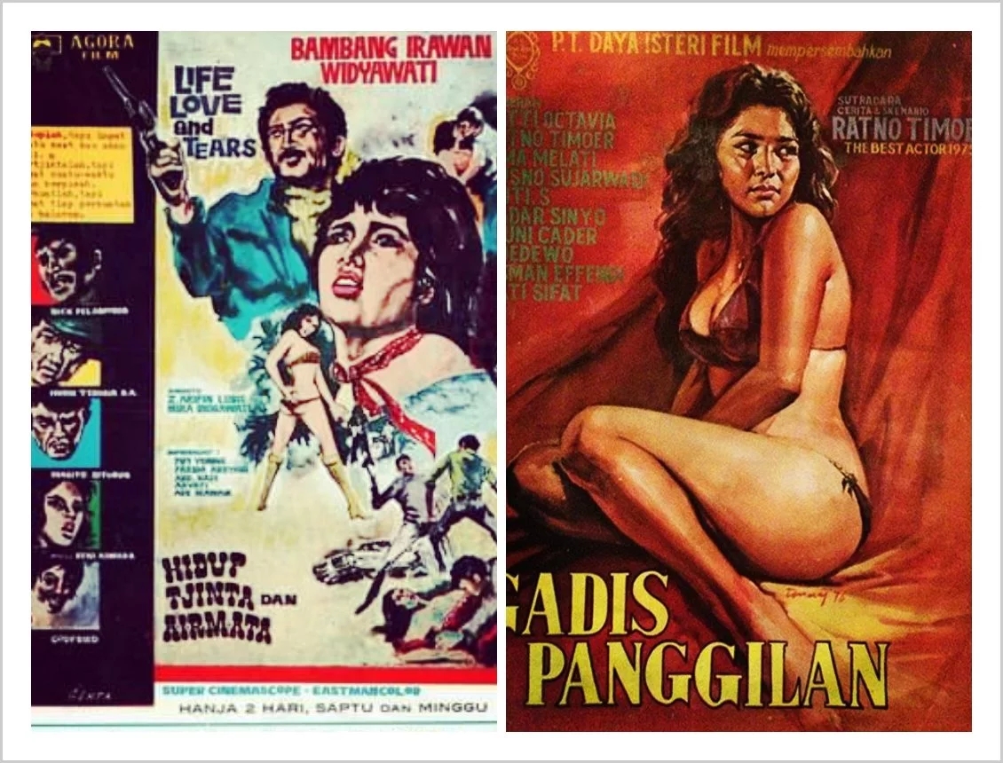 Poster film Indonesia jadul 