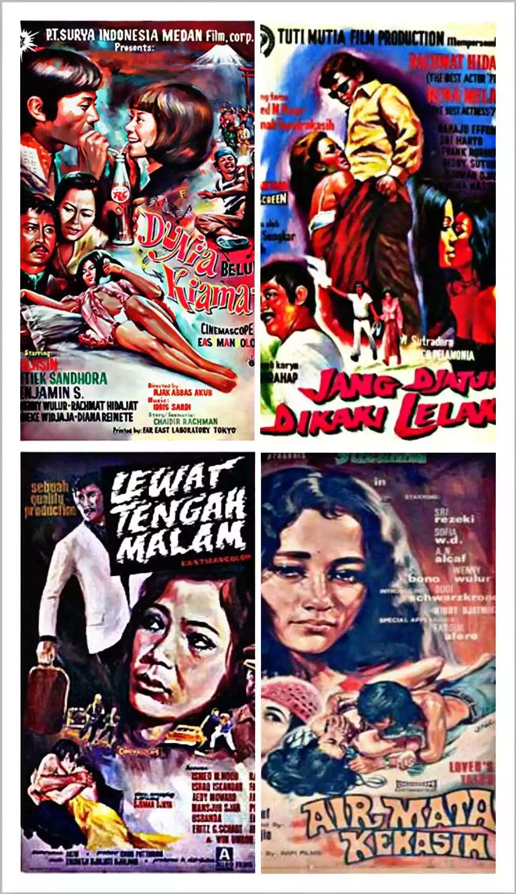 Poster film Indonesia jadul 