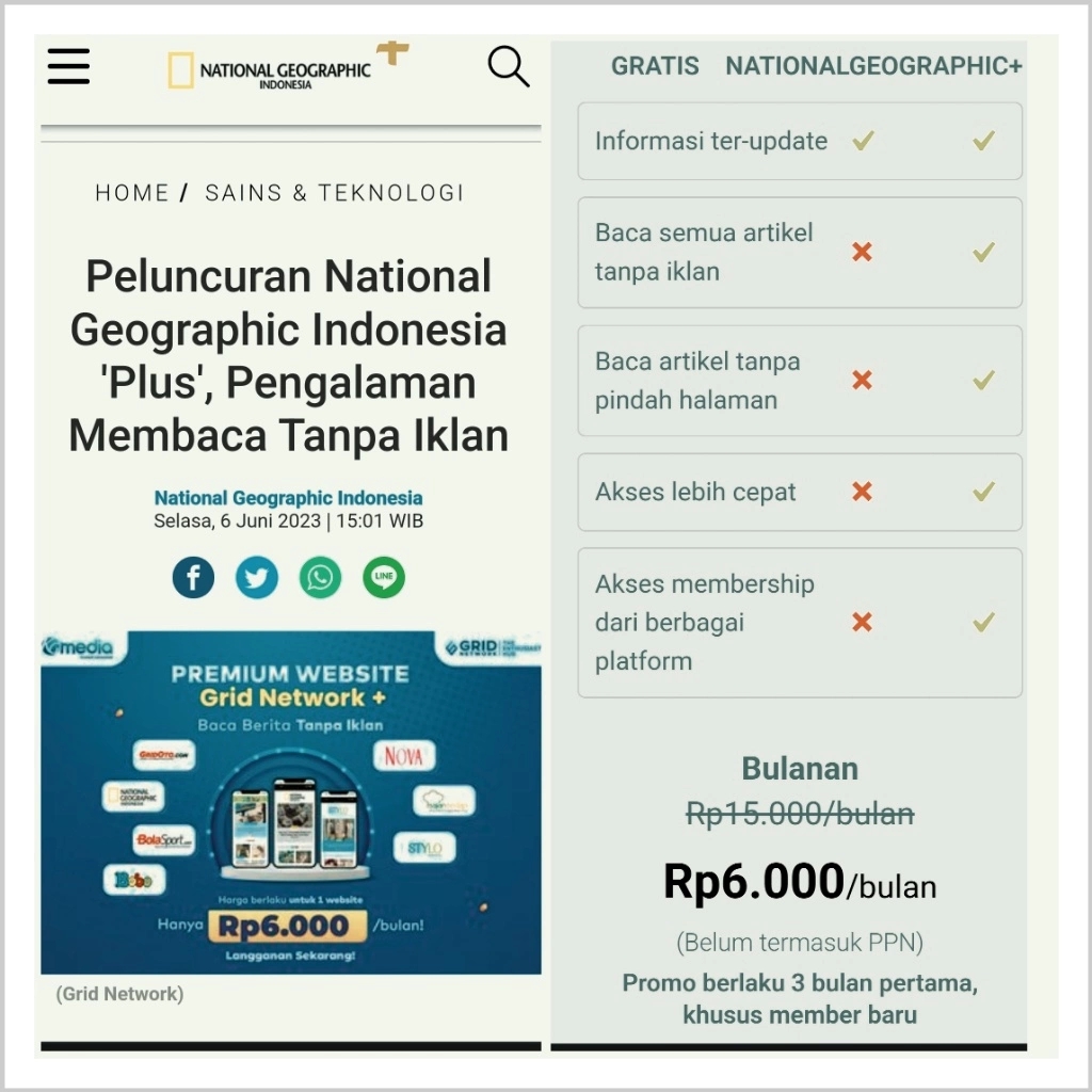 Nat Geo Indonesia menyediakan layanan premium 