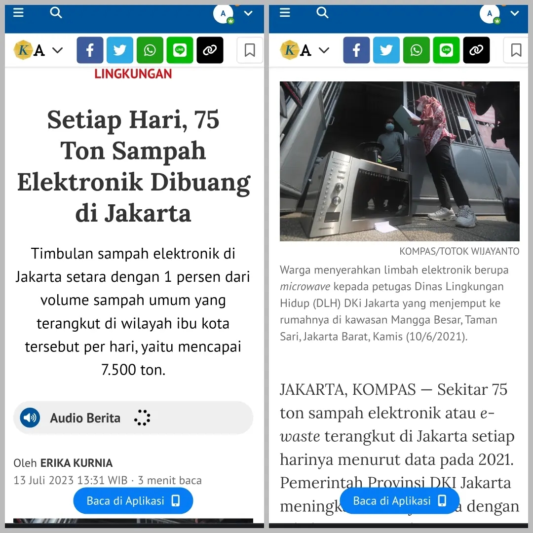 Masalah sampah elektronik di Indonesia