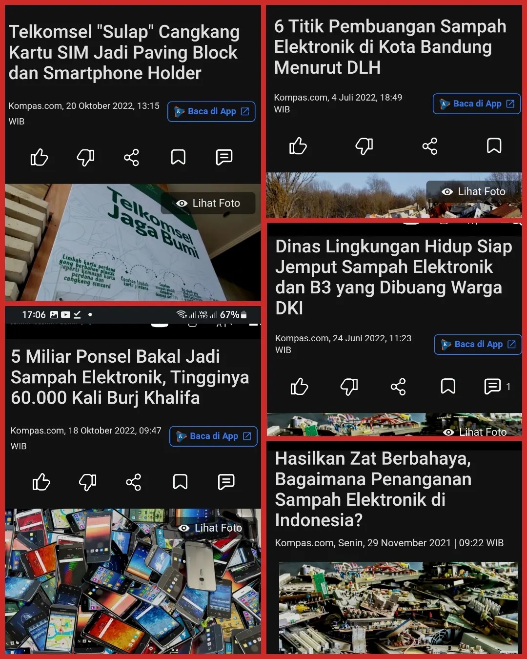 Masalah sampah elektronik di Indonesia