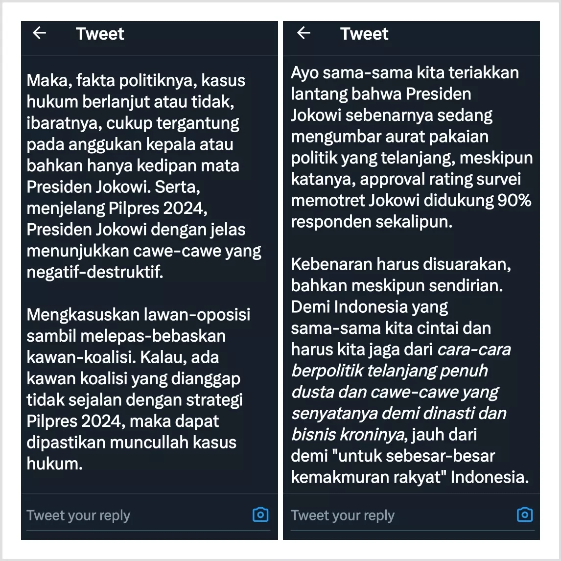 Denny Indrayana tentang tanggung jawab Jokowi 