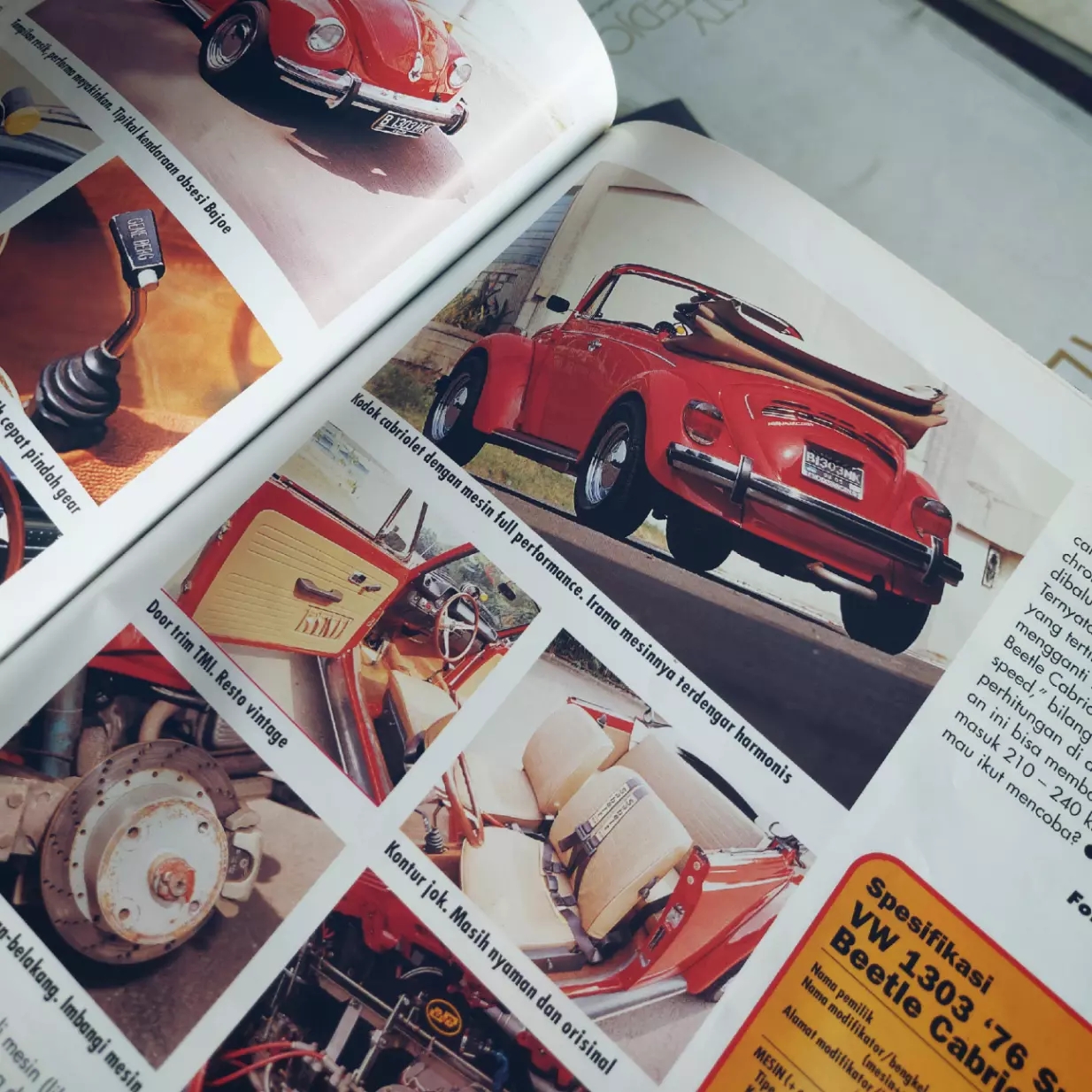 Majalah VW Mania tahun 2002 sebagai artefak buah Reformasi